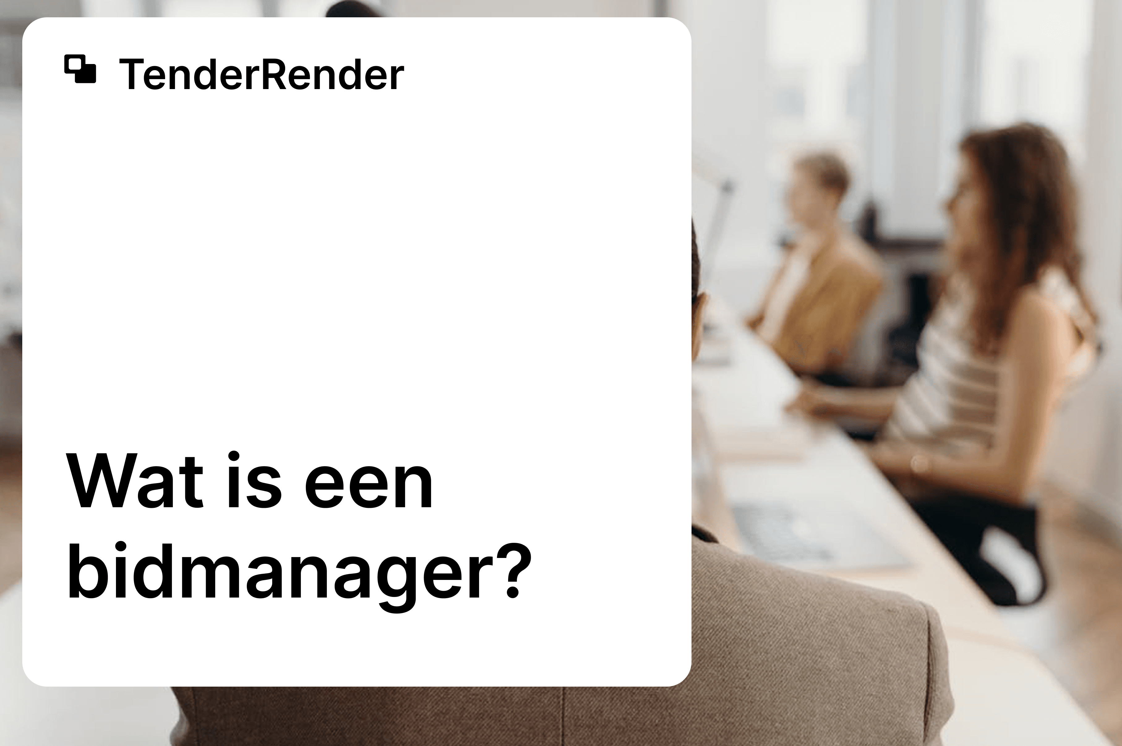 Wat is een bidmanager?