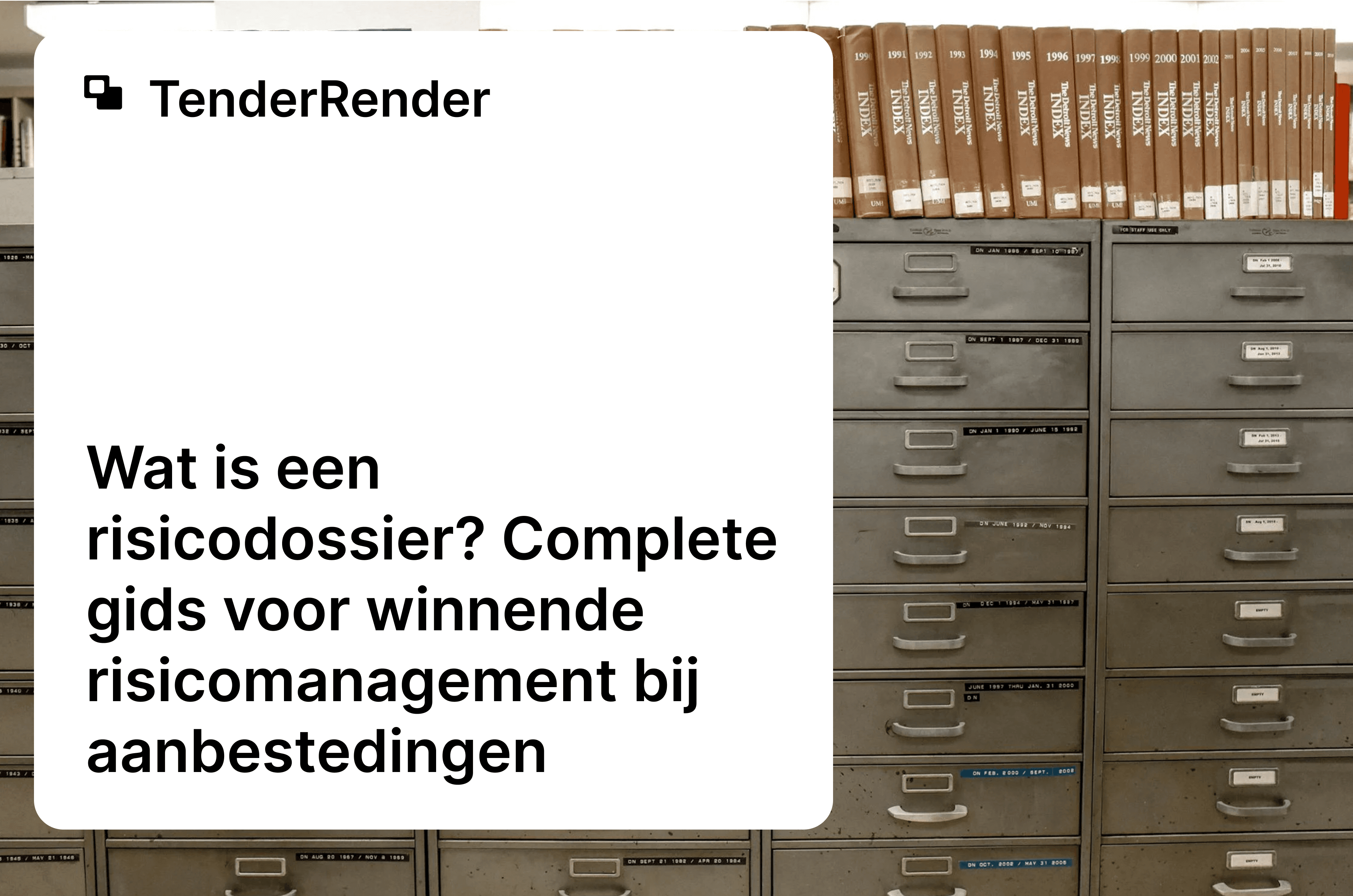 Wat is een risicodossier? Gids voor winnend risicomanagement